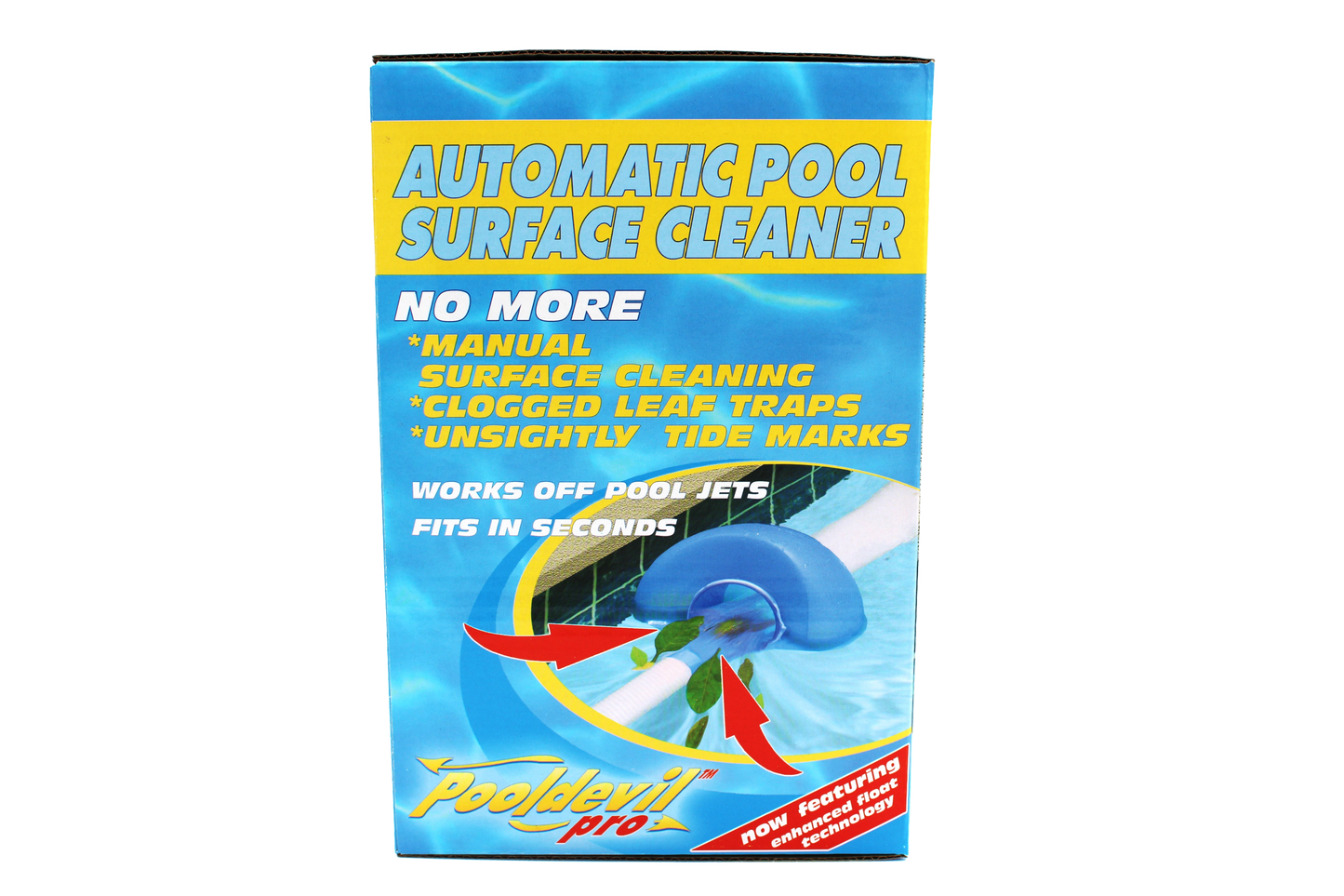 Pooldevil Pro pool ceaner, left side